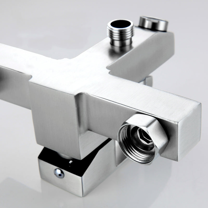 Lisslune | Modern Bathtub Faucet Mounting Kit 304 Stainless Steel Wall Mount Bathroom Faucet