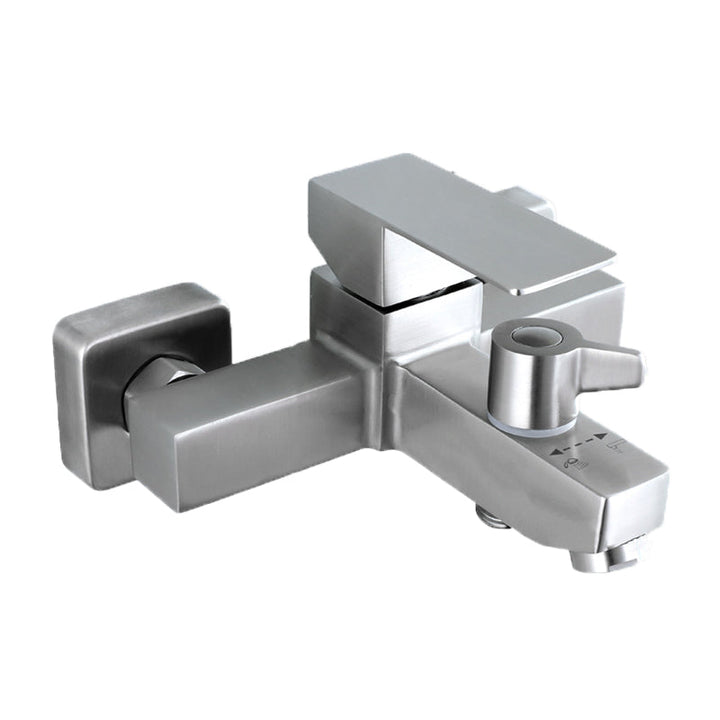Lisslune | Modern Bathtub Faucet Mounting Kit 304 Stainless Steel Wall Mount Bathroom Faucet