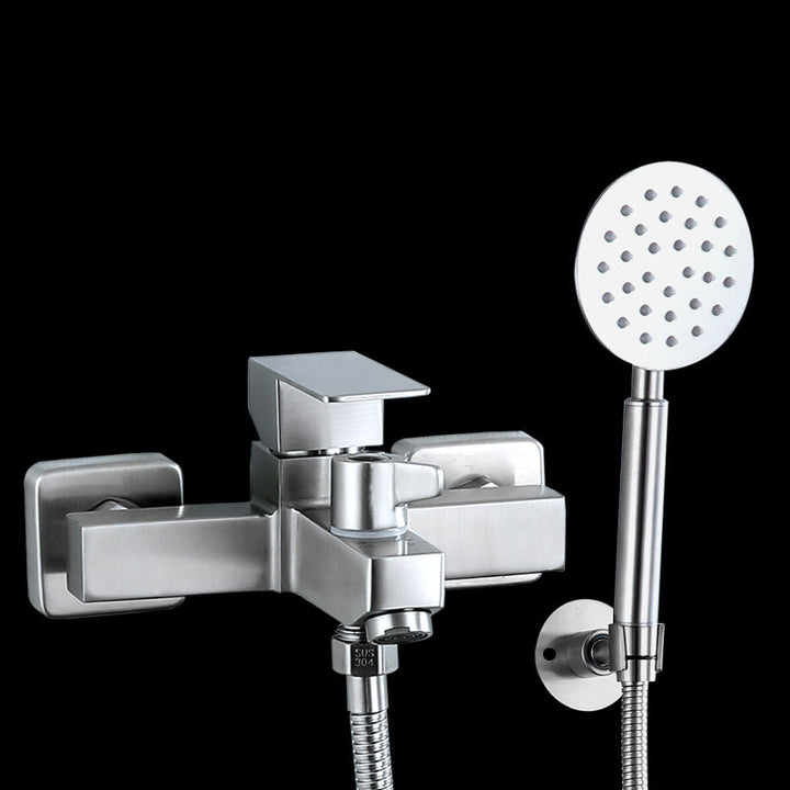 Lisslune | Modern Bathtub Faucet Mounting Kit 304 Stainless Steel Wall Mount Bathroom Faucet