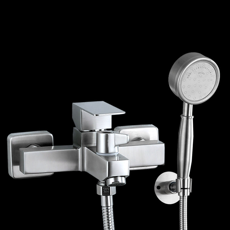 Lisslune | Modern Bathtub Faucet Mounting Kit 304 Stainless Steel Wall Mount Bathroom Faucet