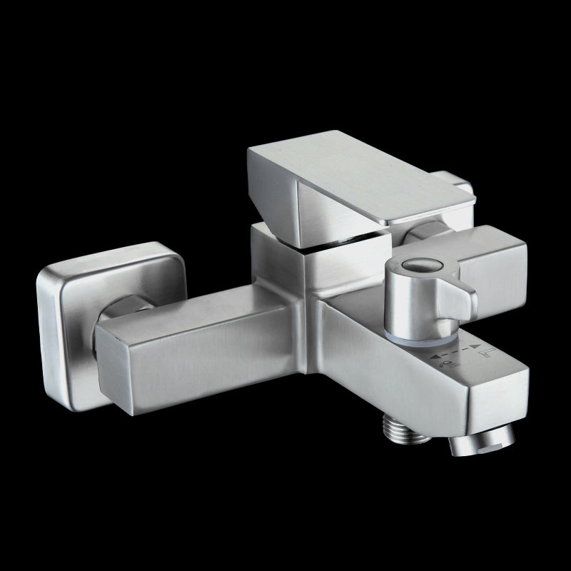Lisslune | Modern Bathtub Faucet Mounting Kit 304 Stainless Steel Wall Mount Bathroom Faucet
