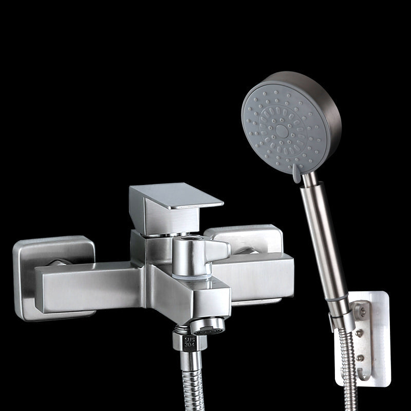 Lisslune | Modern Bathtub Faucet Mounting Kit 304 Stainless Steel Wall Mount Bathroom Faucet