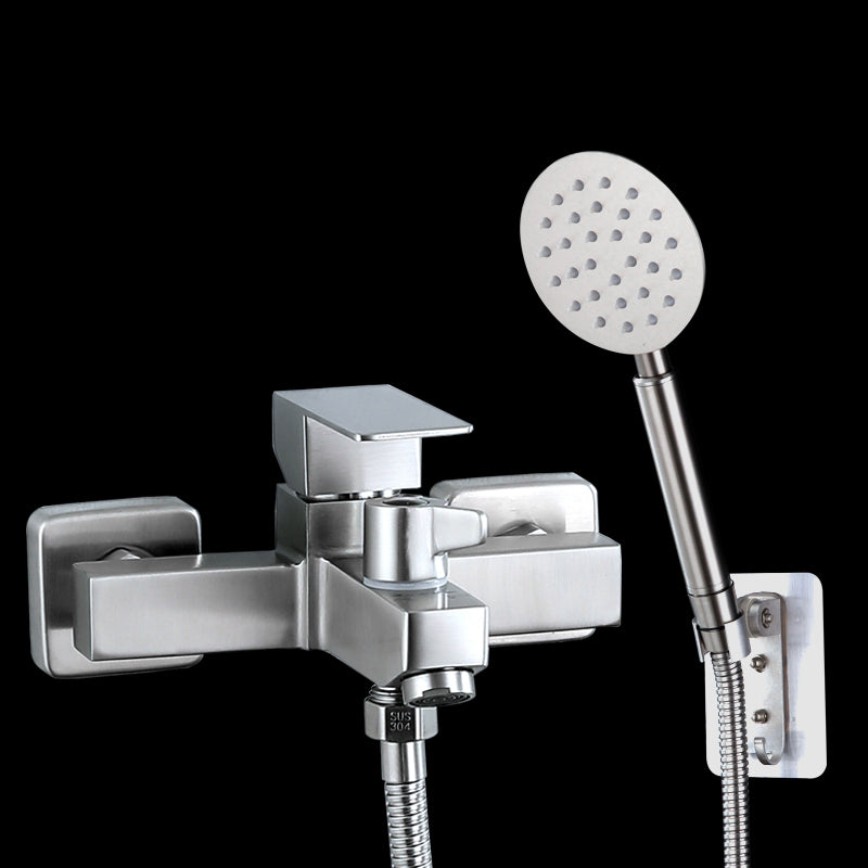 Lisslune | Modern Bathtub Faucet Mounting Kit 304 Stainless Steel Wall Mount Bathroom Faucet