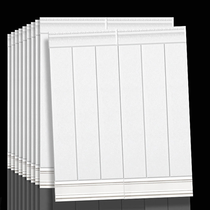 Lisslune | Plastic wall cladding panels for peeling and attaching with waterproof wainscoting