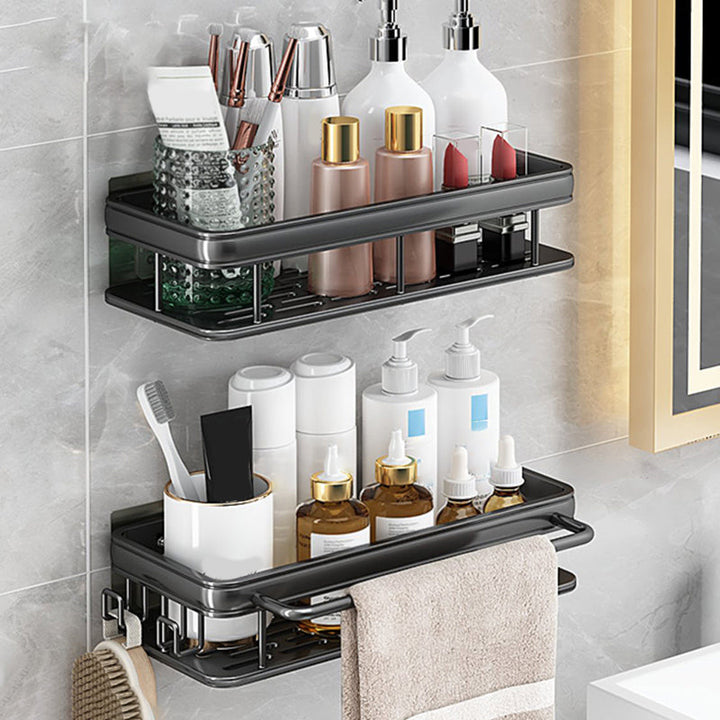 Lisslune | Modern Bathroom Accessory Hardware Set 1/2/3 - Piece Bathroom Shelf