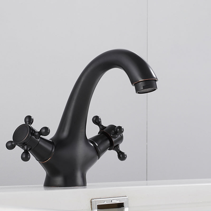 Lisslune | Vintage Wide Spread Bathroom Faucet Industrial Lever Sink Faucet