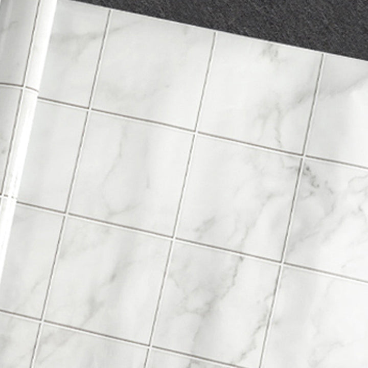 Lisslune | Modern Peel and Stick Backsplash Tiles PVC Wallpaper for Fireplace Surround