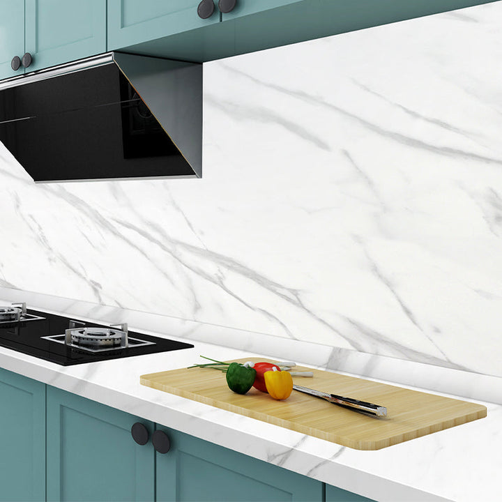 Lisslune | Modern Peel and Stick Backsplash Tiles PVC Wallpaper for Fireplace Surround