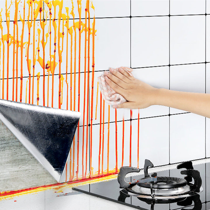 Lisslune | Modern Peel and Stick Backsplash Tiles PVC Wallpaper for Fireplace Surround