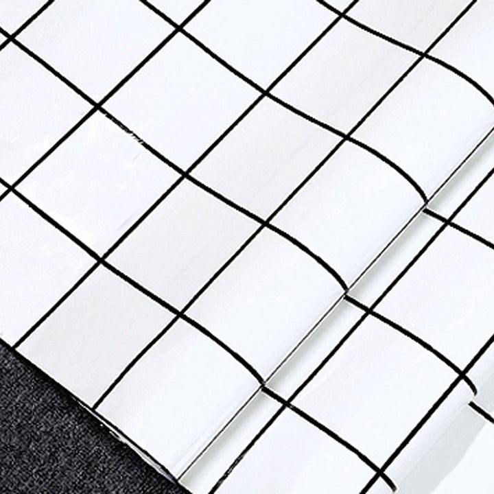 Lisslune | Modern Peel and Stick Backsplash Tiles PVC Wallpaper for Fireplace Surround