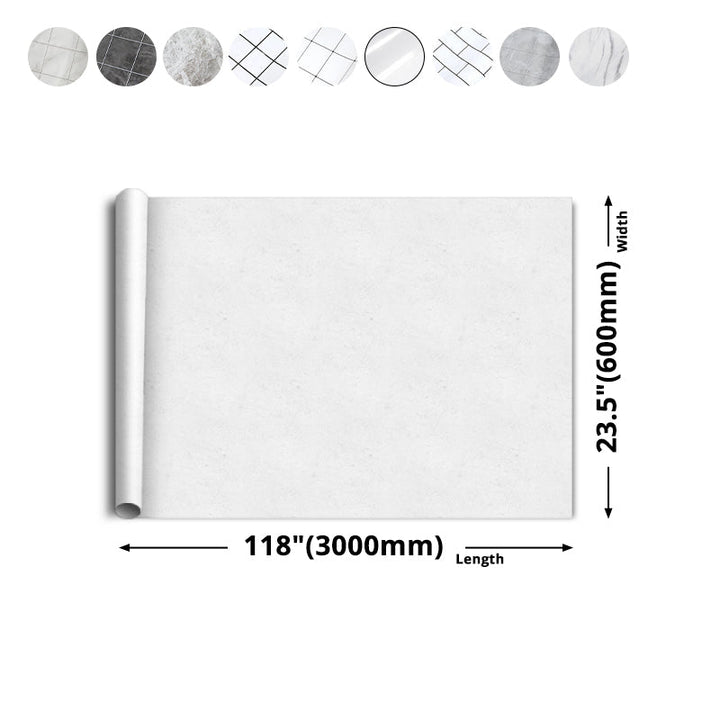 Lisslune | Modern Peel and Stick Backsplash Tiles PVC Wallpaper for Fireplace Surround