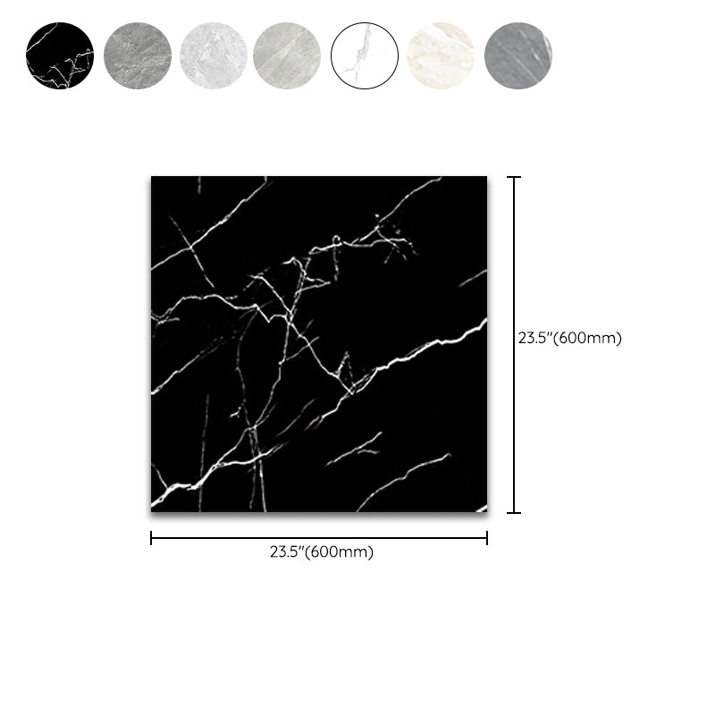 Lisslune | Modern Peel-and-Stick Tiles PVC Wallpaper for Floor and Wall