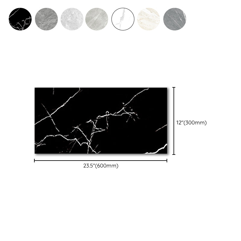Lisslune | Modern Peel-and-Stick Tiles PVC Wallpaper for Floor and Wall