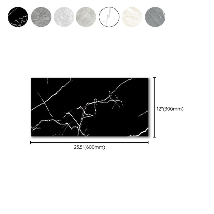 Lisslune | Modern Peel-and-Stick Tiles PVC Wallpaper for Floor and Wall