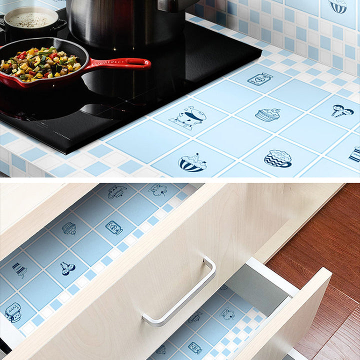 Lisslune | Modern splash protection wall tile PVC self-adhesive wallpaper for kitchen backsplash