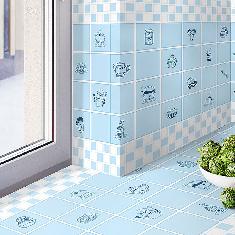 Lisslune | Modern splash protection wall tile PVC self-adhesive wallpaper for kitchen backsplash