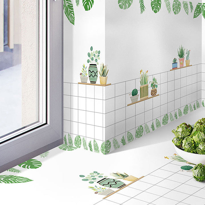 Lisslune | Modern splash protection wall tile PVC self-adhesive wallpaper for kitchen backsplash