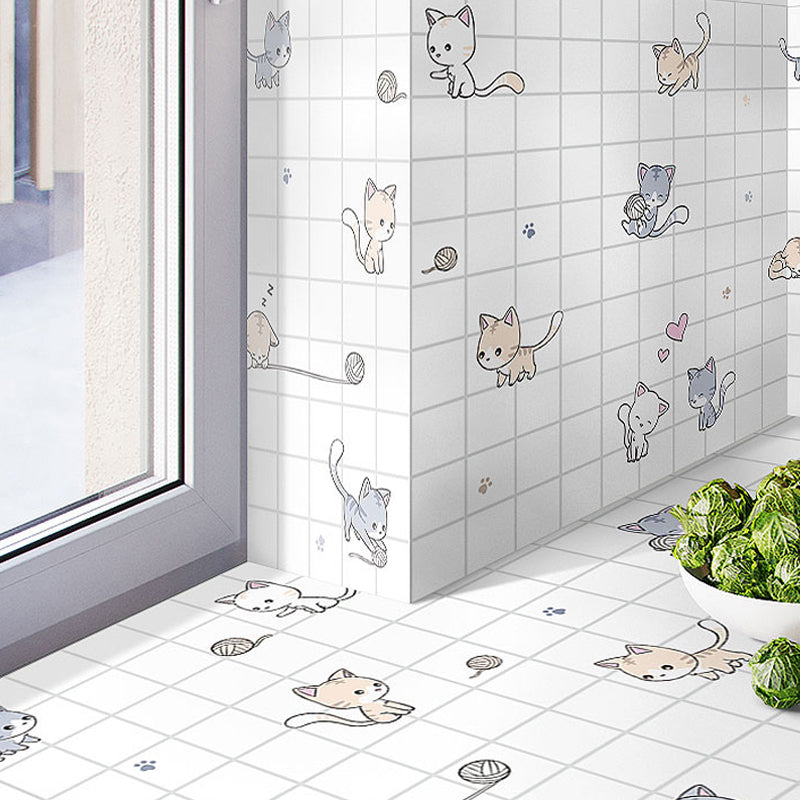 Lisslune | Modern splash protection wall tile PVC self-adhesive wallpaper for kitchen backsplash