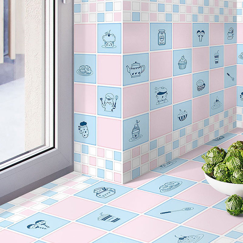 Lisslune | Modern splash protection wall tile PVC self-adhesive wallpaper for kitchen backsplash