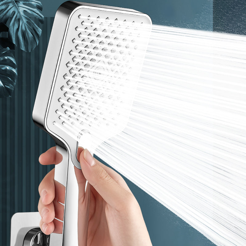 Lisslune | Modern Rectangular Hand Shower Water-Saving Wall-Mounted Hand Shower