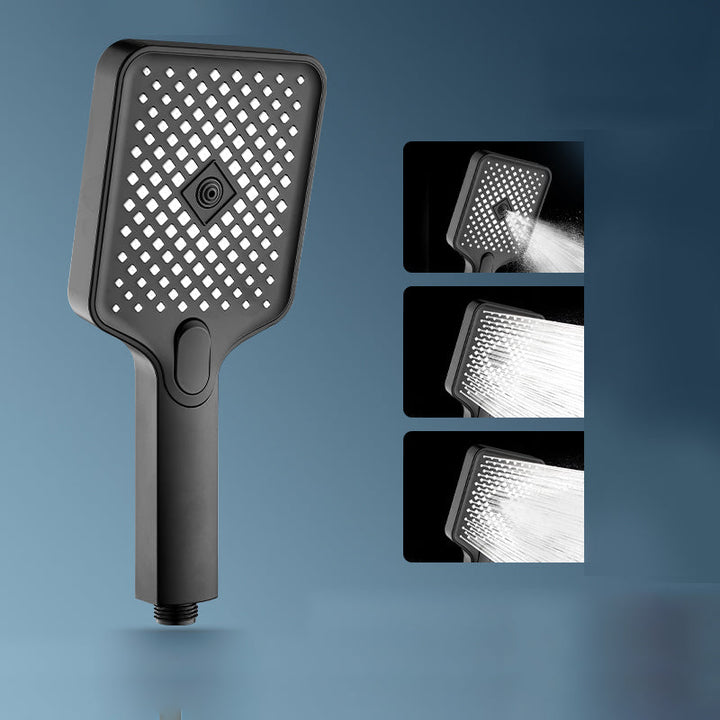 Lisslune | Modern Rectangular Hand Shower Water-Saving Wall-Mounted Hand Shower