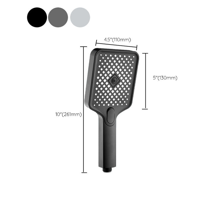Lisslune | Modern Rectangular Hand Shower Water-Saving Wall-Mounted Hand Shower