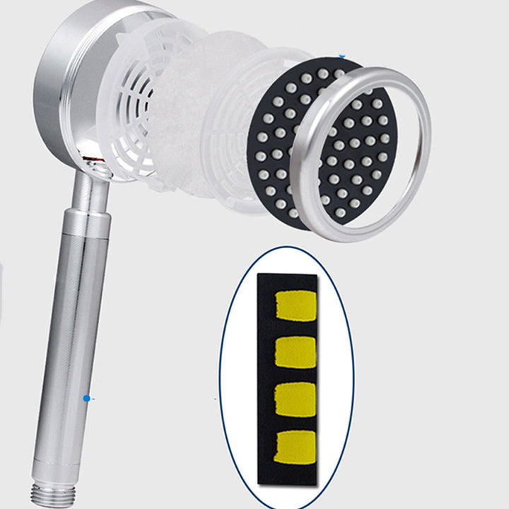 Lisslune | Modern Aluminum Hand Shower Water Efficient Wall Mounted Hand Shower
