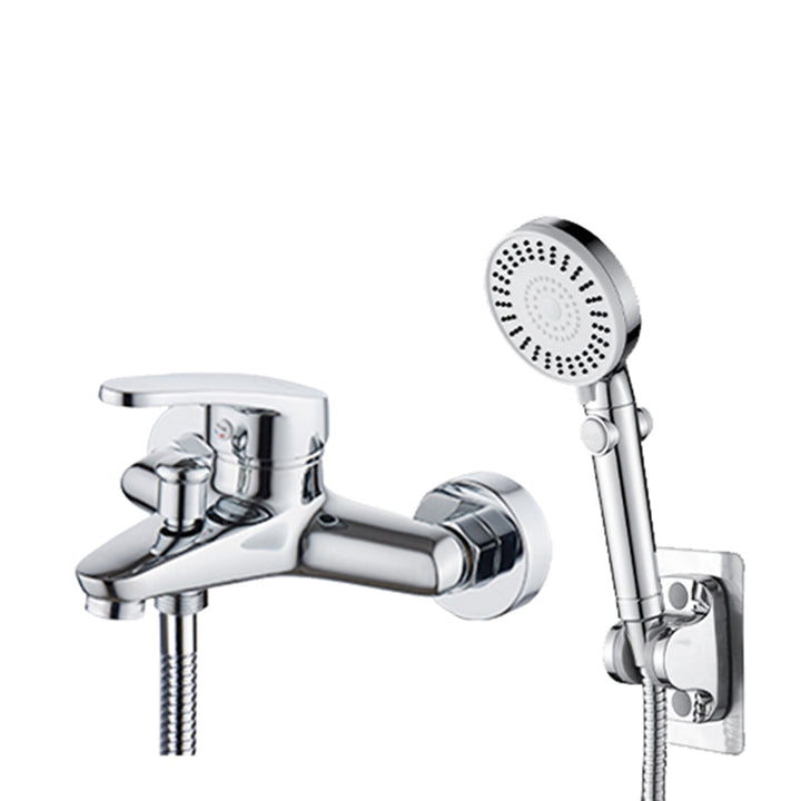 Lisslune | Popular Wall-Mounted Bathtub Faucet Fixed Lever Handle Bathtub Filler Trim