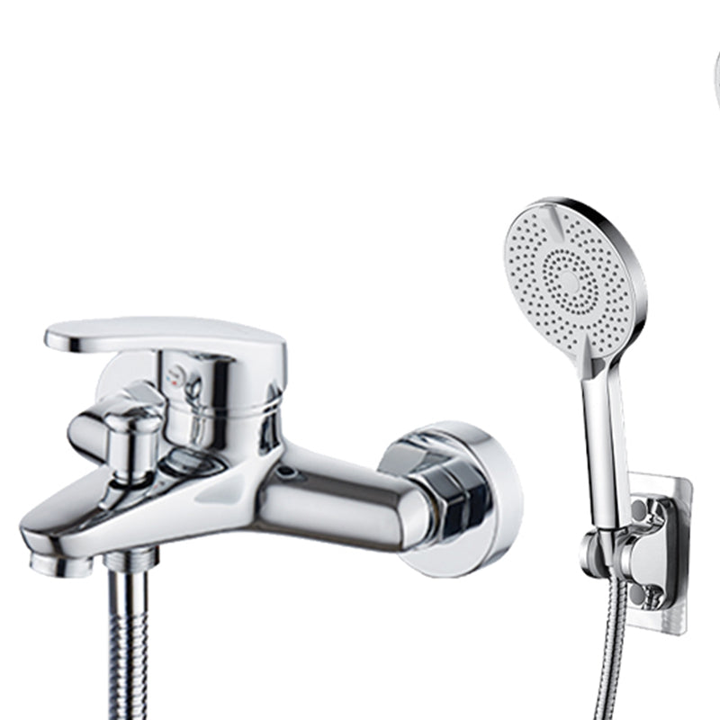 Lisslune | Popular Wall-Mounted Bathtub Faucet Fixed Lever Handle Bathtub Filler Trim