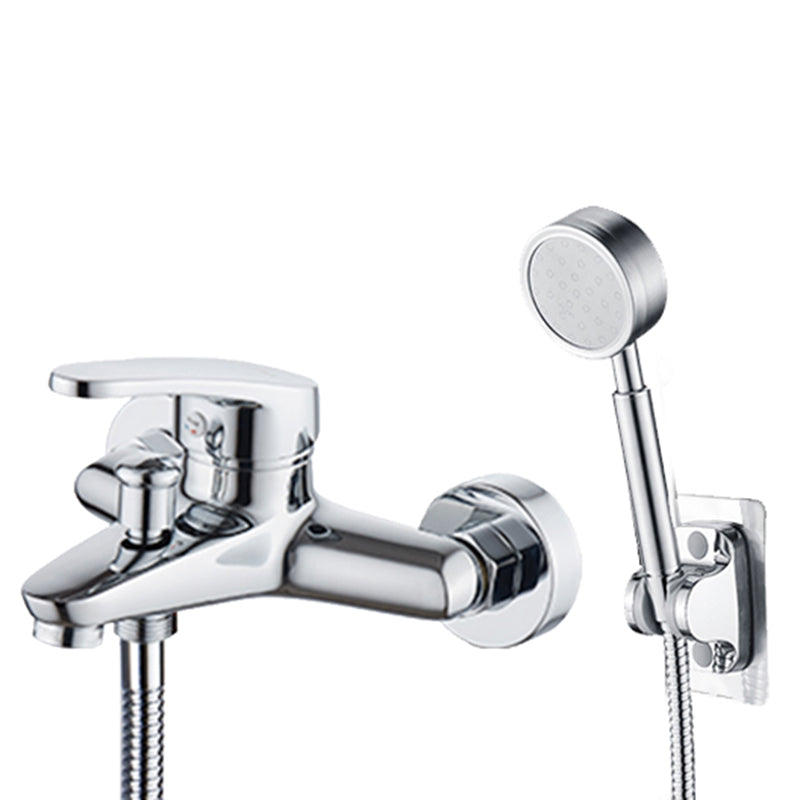 Lisslune | Popular Wall-Mounted Bathtub Faucet Fixed Lever Handle Bathtub Filler Trim