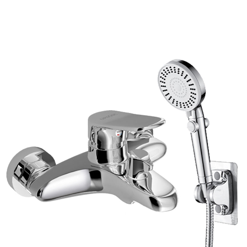 Lisslune | Popular Wall-Mounted Bathtub Faucet Fixed Lever Handle Bathtub Filler Trim