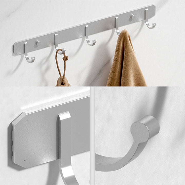 Lisslune | Modern Bathroom Accessories Hardware Set White Metal Bathroom Accessories Kit