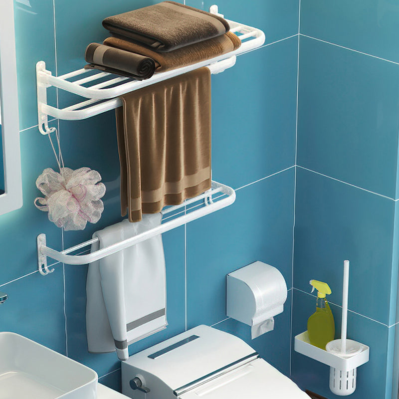 Lisslune | Modern Bathroom Hardware Set White Metal Bathroom Accessories Set
