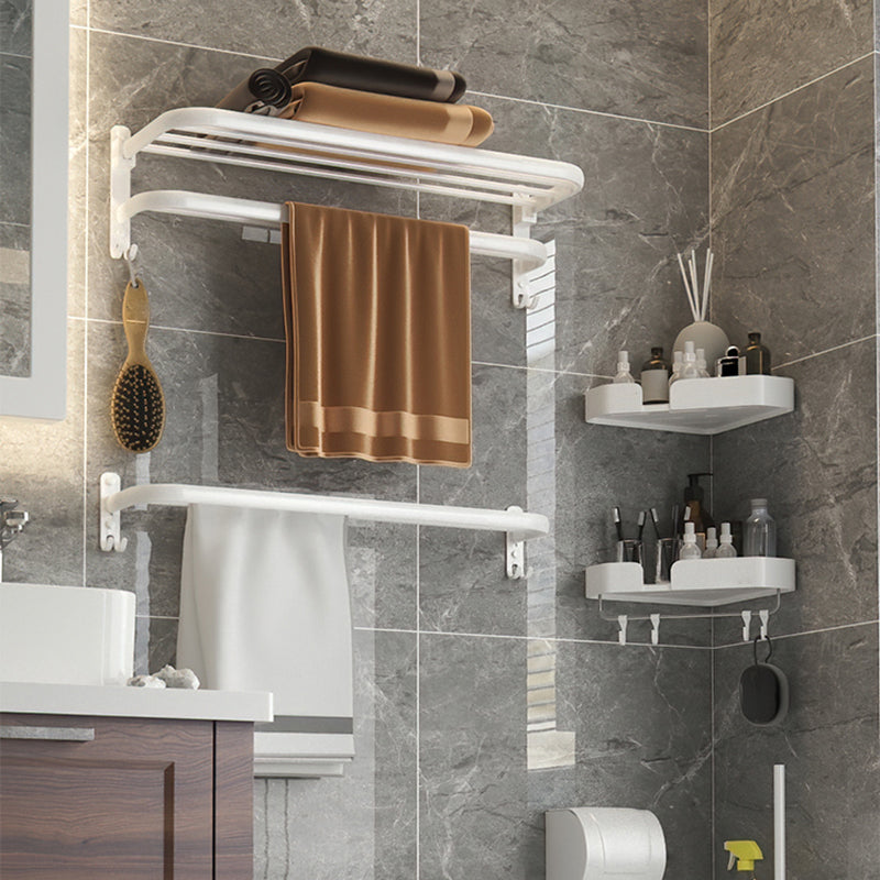 Lisslune | Modern Bathroom Hardware Set White Metal Bathroom Accessories Set
