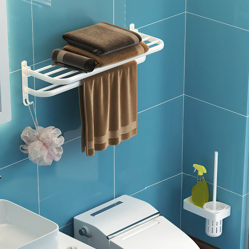 Lisslune | Modern Bathroom Hardware Set White Metal Bathroom Accessory Set