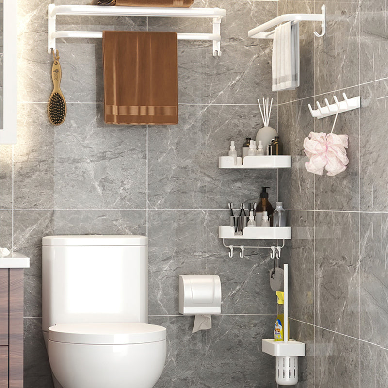 Lisslune | Modern Bathroom Hardware Set White Metal Bathroom Accessories Set