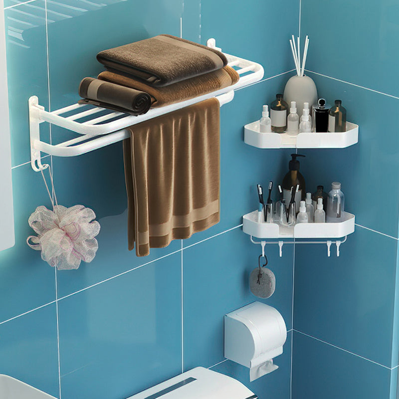 Lisslune | Modern Bathroom Hardware Set White Metal Bathroom Accessories Set