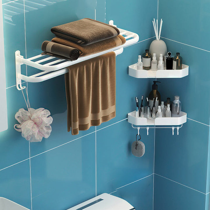 Lisslune | Modern Bathroom Hardware Set White Metal Bathroom Accessories Set