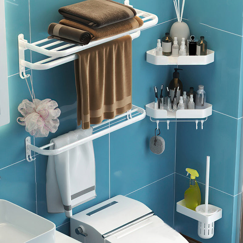Lisslune | Modern Bathroom Hardware Set White Metal Bathroom Accessory Set