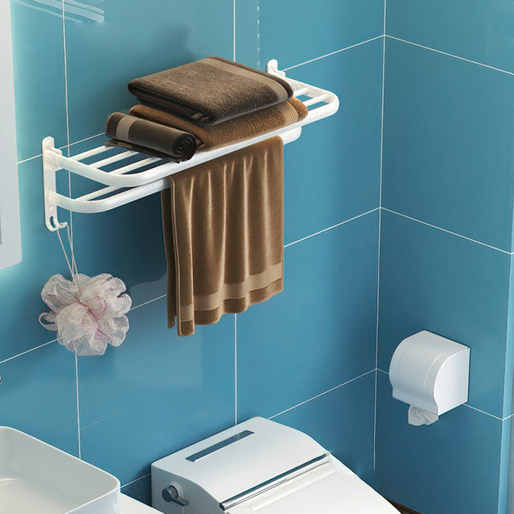 Lisslune | Modern Bathroom Hardware Set White Metal Bathroom Accessories Set