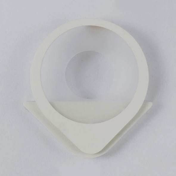 Skørter | Acrylic Slim Panel Wall Lamp Eye-Friendly Contemporary LED Wall Lamp in White for Dining Room