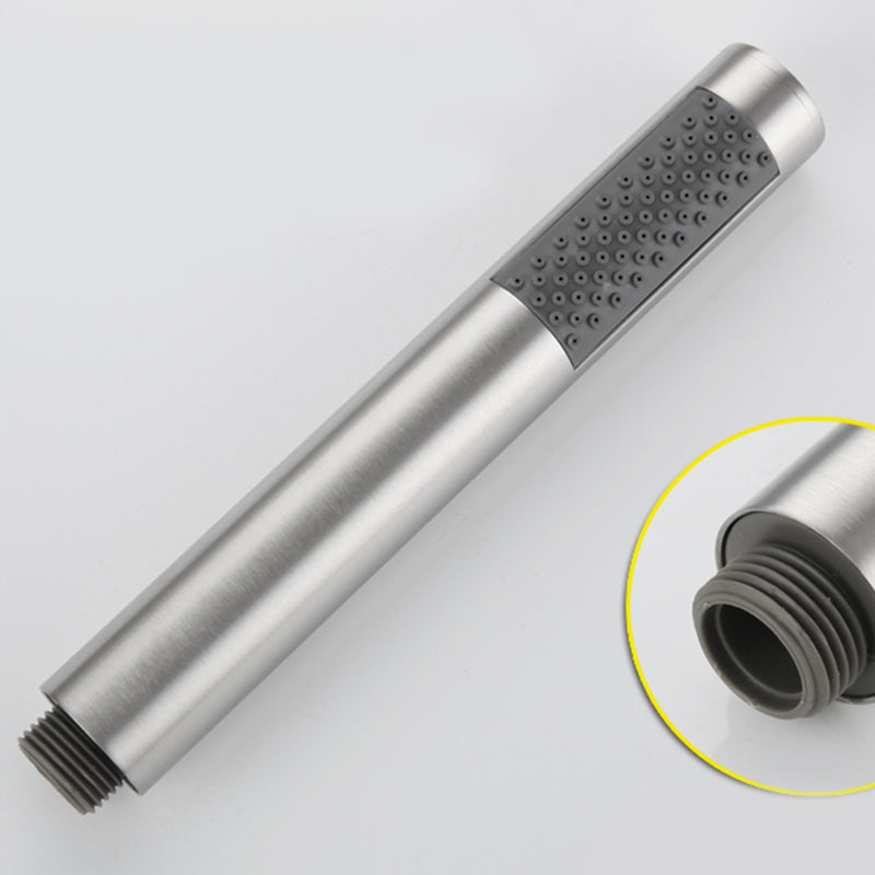 Lisslune | Cylindrical Hand Shower with Self-Cleaning Stainless Steel Wall Shower Head