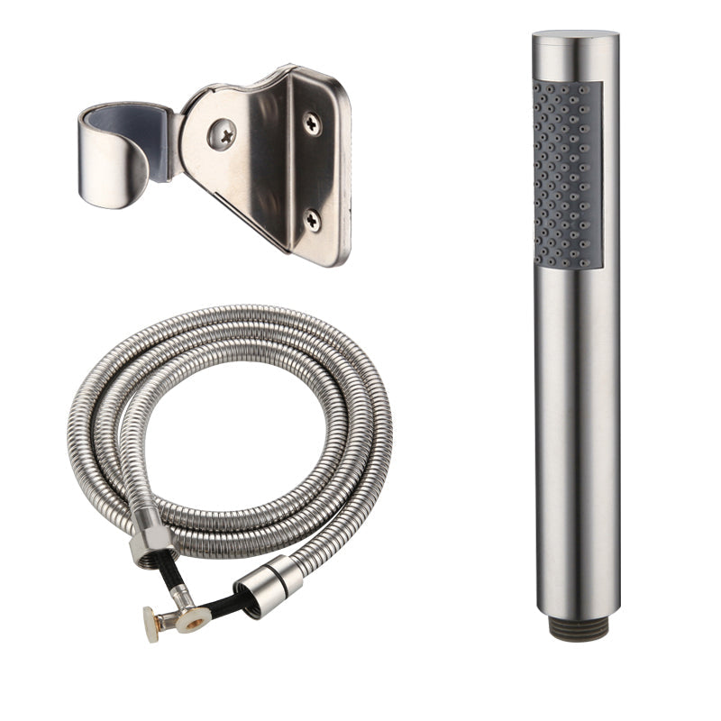 Lisslune | Cylindrical Hand Shower with Self-Cleaning Stainless Steel Wall Shower Head