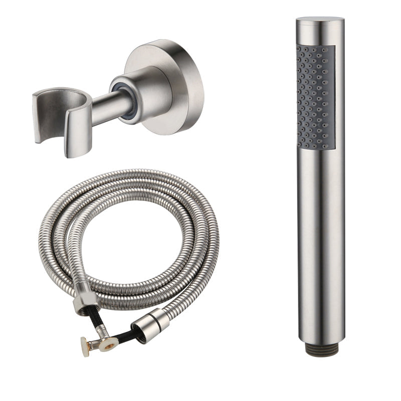 Lisslune | Cylindrical Hand Shower with Self-Cleaning Stainless Steel Wall Shower Head