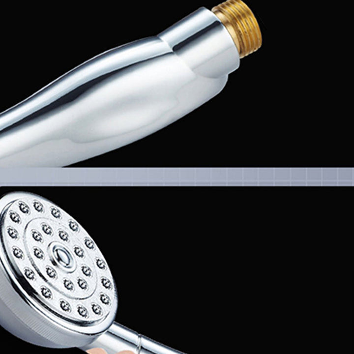 Lisslune | Contemporary Brass Round Hand Shower Water Filtration Shower Head
