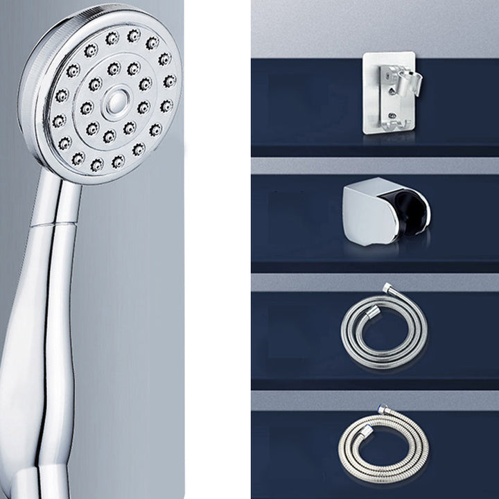 Lisslune | Contemporary Brass Round Hand Shower Water Filtration Shower Head
