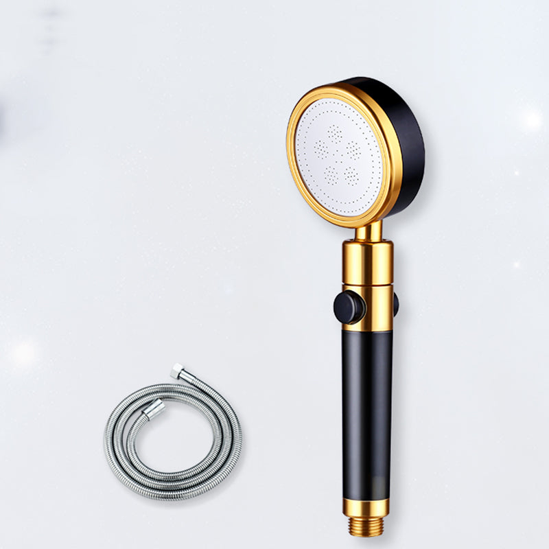 Lisslune | Modern Metal Hand Shower in Black Water efficient round Shower Head
