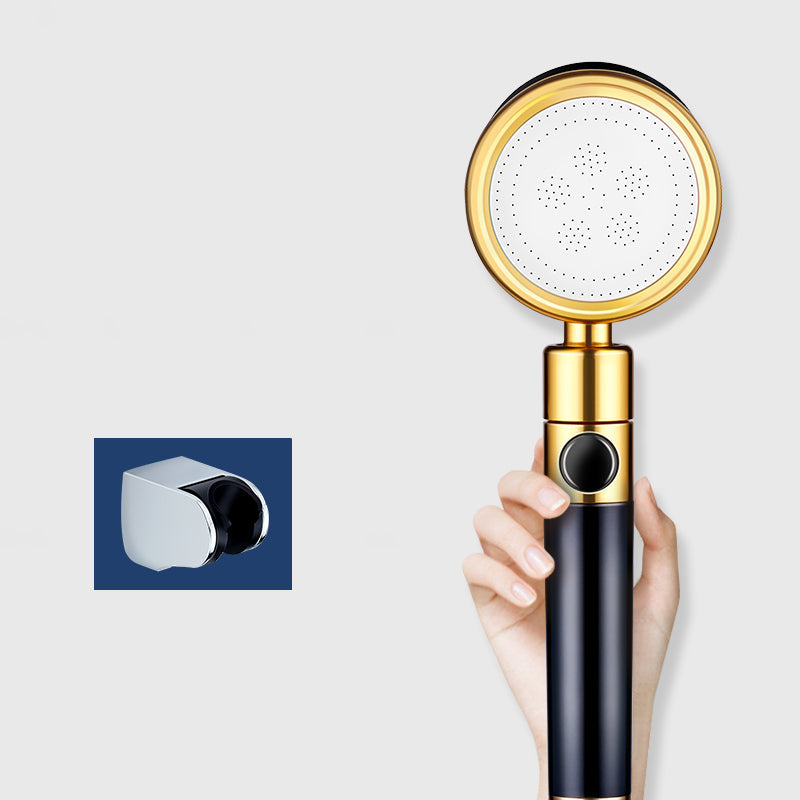 Lisslune | Modern Metal Hand Shower in Black Water efficient round Shower Head