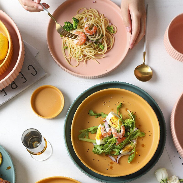 Lisslune | Colorful Ceramic Dinner Plate