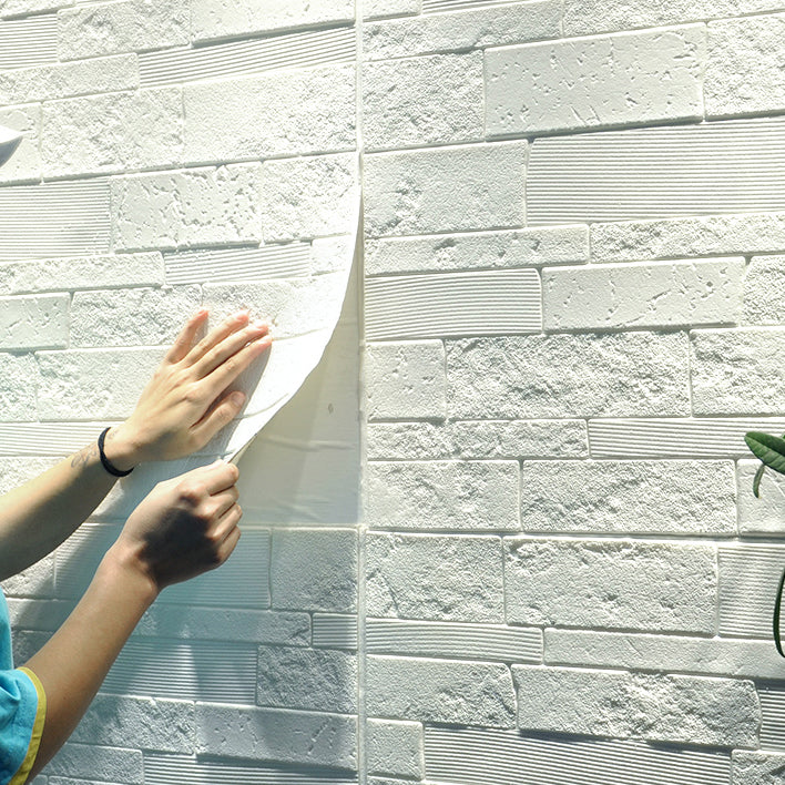 Lisslune | Plastic wall cladding contemporary peel and stick wall cladding